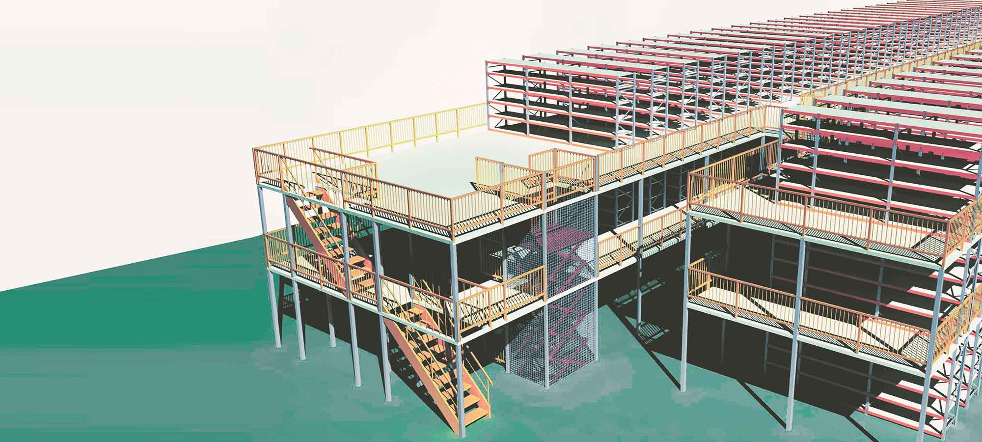 Multi-level Mezzanine Platform