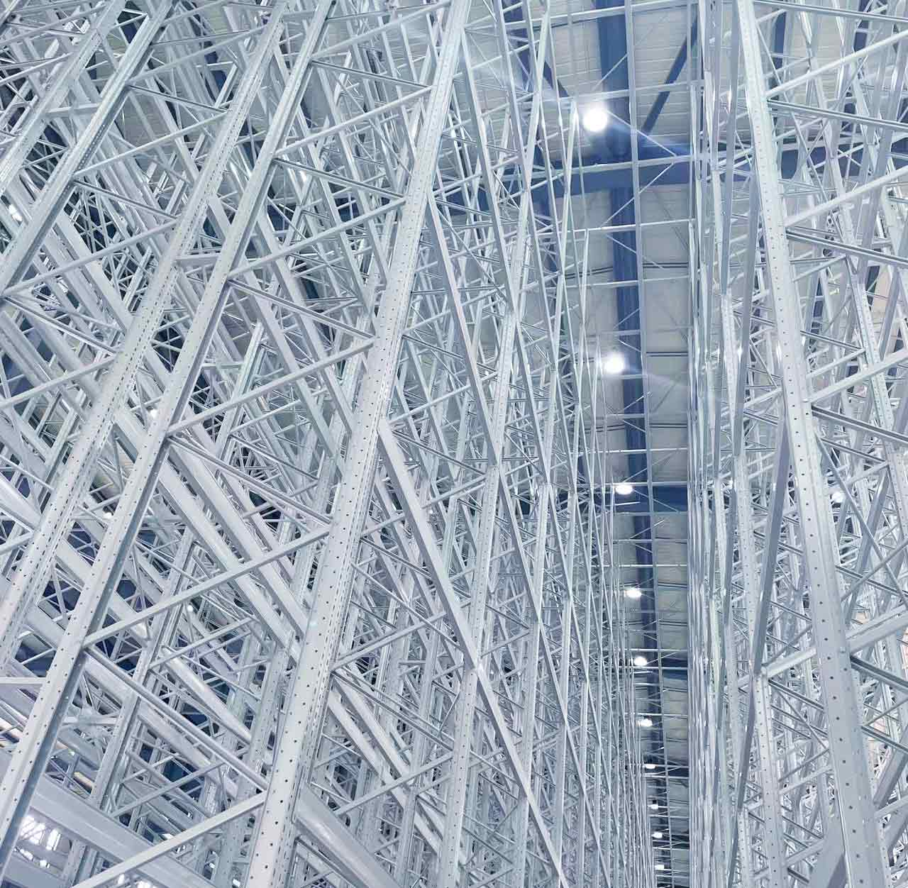 Automated storage retrieval system for large‑scale logistics warehouses