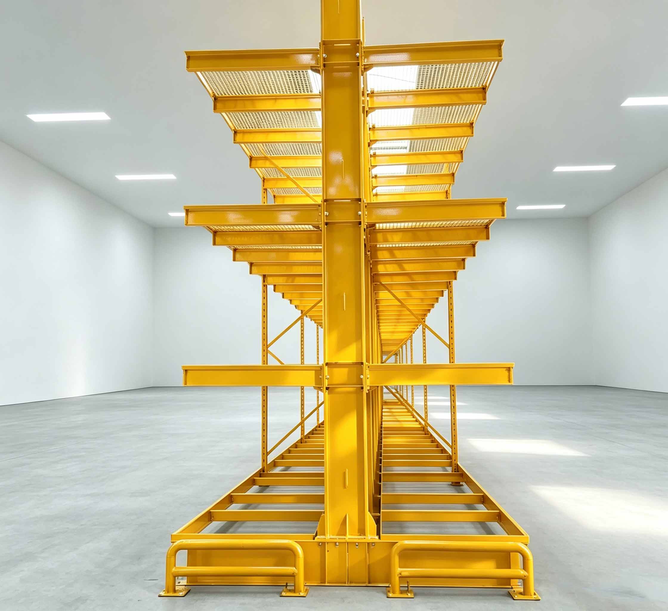 Industrial cantilever racking warehouse solution for long bulky goods